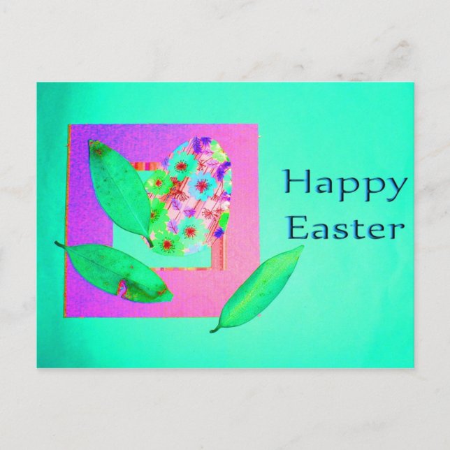 Cartes Pour Fêtes Annuelles Joyeux Pâques (Devant)