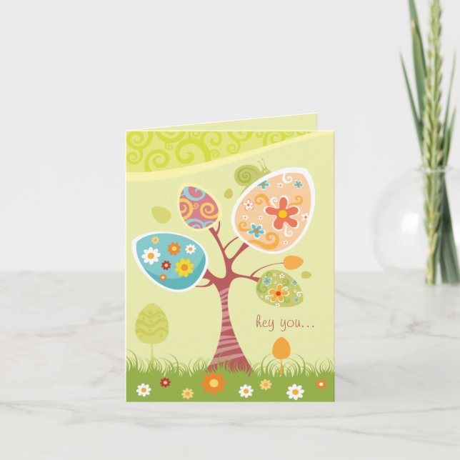 Cartes Pour Fêtes Annuelles Joyeux Pâques (Devant)