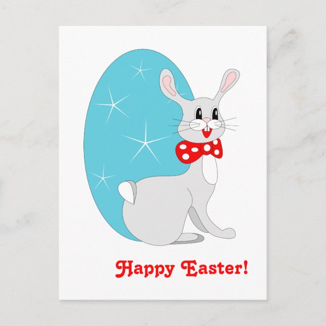 Cartes Pour Fêtes Annuelles Joyeux Pâques (Devant)
