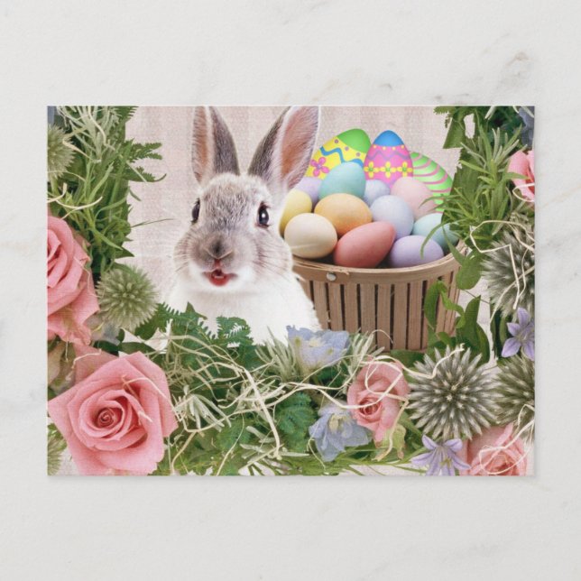 Cartes Pour Fêtes Annuelles Joyeux Pâques (Devant)