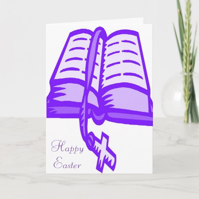 Cartes Pour Fêtes Annuelles Joyeux Pâques (Devant)