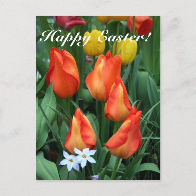 Cartes Pour Fêtes Annuelles Joyeux Pâques, Il est ressuscité ! (Devant)