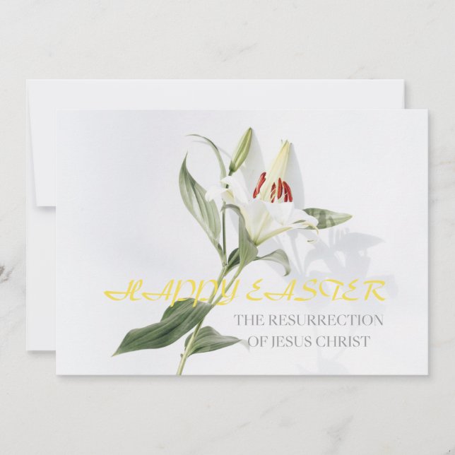 Cartes Pour Fêtes Annuelles Joyeux Pâques .lily (Devant)