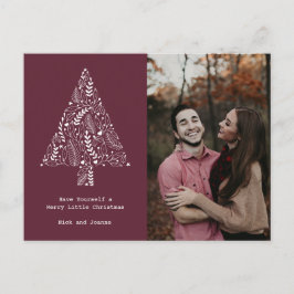 Cartes Pour Fêtes Annuelles Joyeux petit budget de Noël Photo de famille