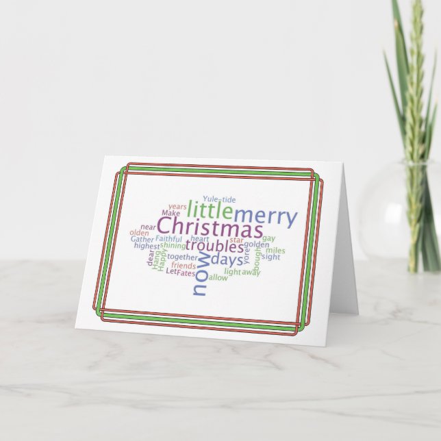 Cartes Pour Fêtes Annuelles Joyeux petit Noël (Devant)