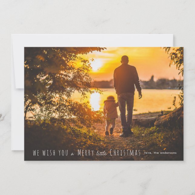 Cartes Pour Fêtes Annuelles Joyeux petit Noël Photo (Devant)