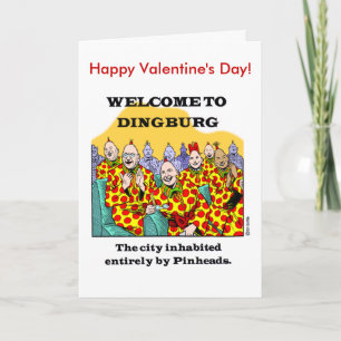 Cartes Pour Fêtes Annuelles Joyeux Pinhead Valentine's Day !