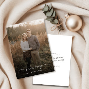 Cartes Pour Fêtes Annuelles Joyeux Premier Noël de Nouveaux Mariés Photo Migno