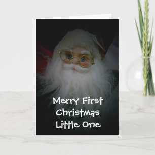 Cartes Pour Fêtes Annuelles Joyeux Premier Noël Petit Un (Père Noël)