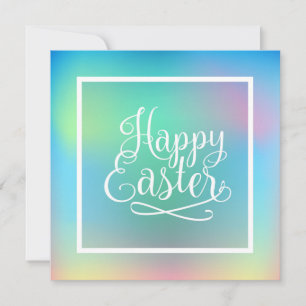 Cartes Pour Fêtes Annuelles Joyeux Printemps de Pâques mignonette lapin Oeufs 