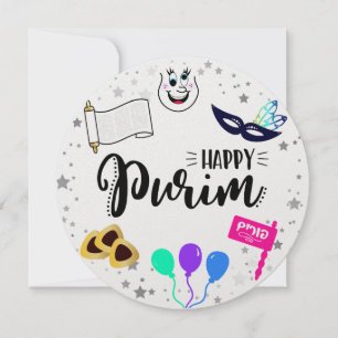 Cartes Pour Fêtes Annuelles Joyeux Purim