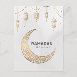 Cartes Pour Fêtes Annuelles Joyeux Ramadan Moubarak   Ramadan Kareem Gold Musu