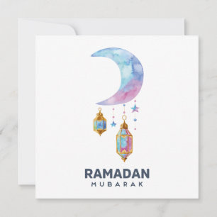 Cartes Pour Fêtes Annuelles Joyeux Ramadan Moubarak Ramadan Kareem Gold Musu