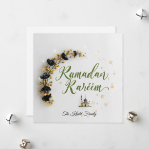 Cartes Pour Fêtes Annuelles Joyeux Ramadan Mubarak Ramadan Kareem Moderne Musu