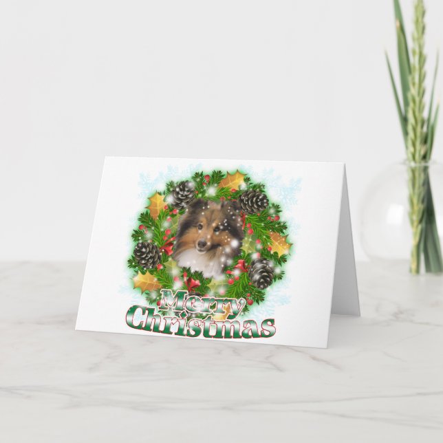 Cartes Pour Fêtes Annuelles Joyeux rayon Noël (Devant)