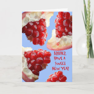 Cartes Pour Fêtes Annuelles Joyeux Rosh Hashanah pour Frère, grenade