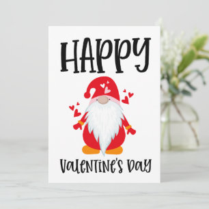 Cartes Pour Fêtes Annuelles Joyeux Saint-Valentin Gnome