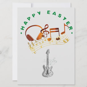 Cartes Pour Fêtes Annuelles Joyeux salutations musicales de Pâques