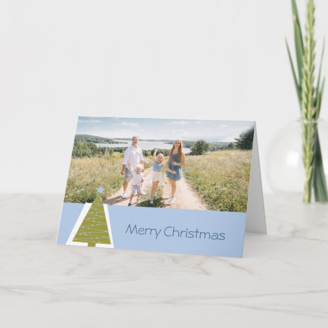 Cartes Pour Fêtes Annuelles Joyeux sapin de Noël - (Devant)