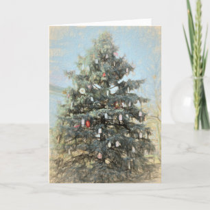 Cartes Pour Fêtes Annuelles Joyeux sapin de Noël