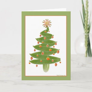 Cartes Pour Fêtes Annuelles Joyeux sapin de Noël