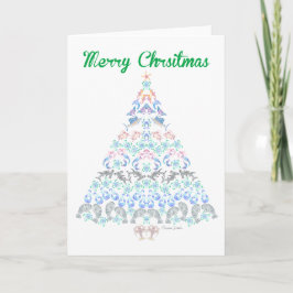 Cartes Pour Fêtes Annuelles Joyeux sapin marin de Noël