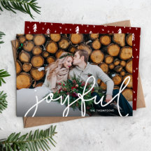 Joyeux Script Photo Overlay