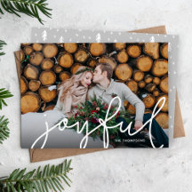 Joyeux Script Photo Overlay
