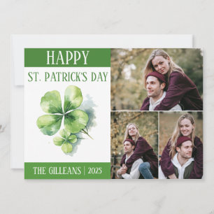 Cartes Pour Fêtes Annuelles Joyeux St. patrick's day Famille Shamrock 3 photo