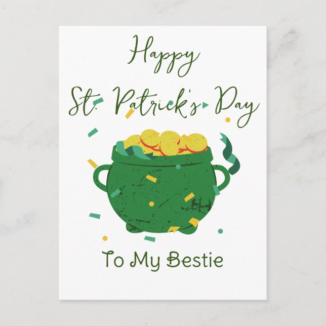 Cartes Pour Fêtes Annuelles Joyeux St. patrick's day Lucky Shamrock Simple (Devant)