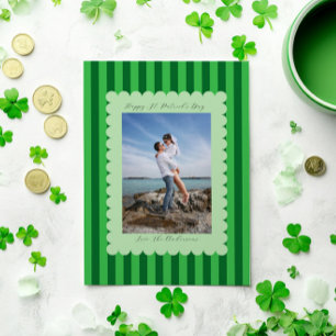 Cartes Pour Fêtes Annuelles Joyeux St. Patrick's Day Photographie personnalisé