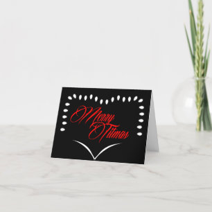 Cartes Pour Fêtes Annuelles Joyeux Titmas et un nouvel arrière heureux