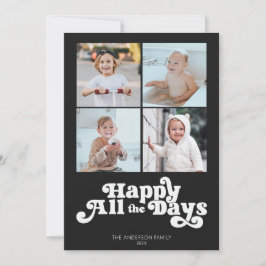 Cartes Pour Fêtes Annuelles Joyeux Tous les Jours Quatre Photo