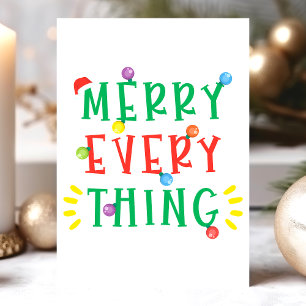 Cartes Pour Fêtes Annuelles Joyeux Tout Noël Drôle