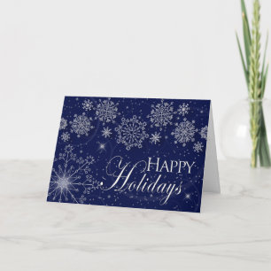 CARTES POUR FÊTES ANNUELLES JOYEUX VACANCES - AFFAIRES/ENTREPRISE - MARINE/BLE