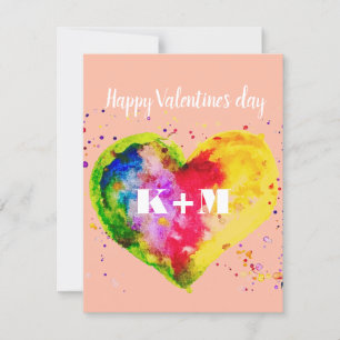 Cartes Pour Fêtes Annuelles Joyeux Valentines Day Couple gay LGBT