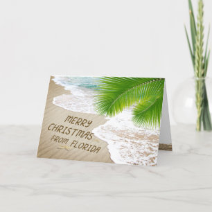 Cartes Pour Fêtes Annuelles Joyeux voeux de Noël de Floride