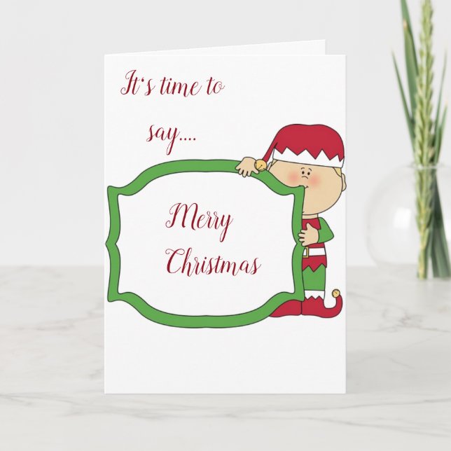 Cartes Pour Fêtes Annuelles JOYEZ NOËL à MON ****ENSEIGNANT**** (Devant)
