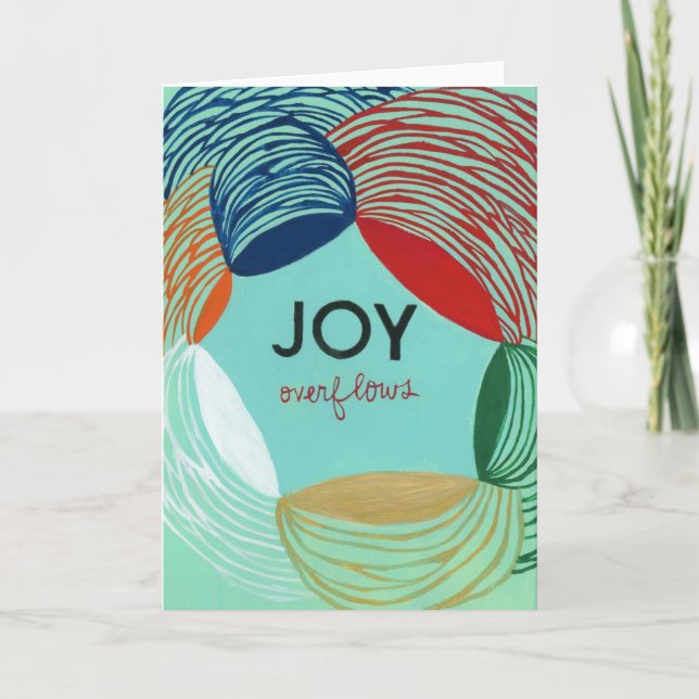 Cartes Pour Fêtes Annuelles Joyful Holiday Card (Devant)