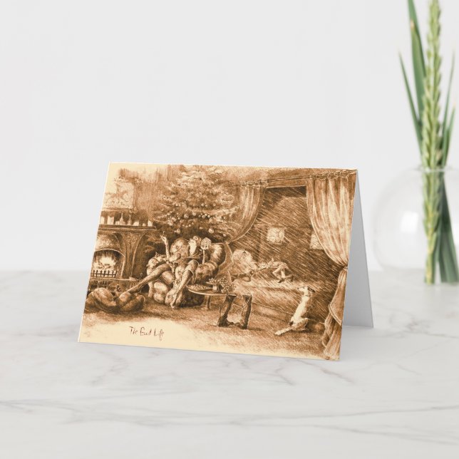 Cartes Pour Fêtes Annuelles judetoo 25 "la bonne vie " (Devant)