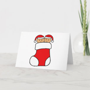Cartes Pour Fêtes Annuelles Jumeaux stockant le graphique
