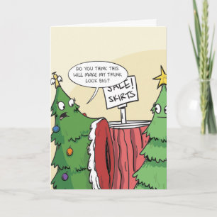 Cartes Pour Fêtes Annuelles Jupe d'arbre de Noël
