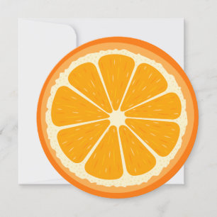 Cartes Pour Fêtes Annuelles Jus de citron frais orange