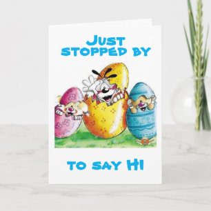 CARTES POUR FÊTES ANNUELLES JUSTE ARRÊTÉ DE VOUS DIRE ***HEUREUX PÂQUES***