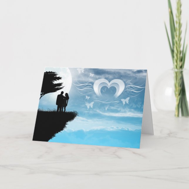 Cartes Pour Fêtes Annuelles Juste comme le ciel (Devant)