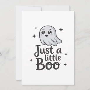 Cartes Pour Fêtes Annuelles Juste un petit design drôle de Boo