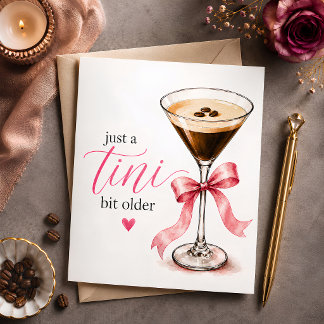 Cartes Pour Fêtes Annuelles Juste un peu plus vieux pour l'anniversaire