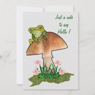 Cartes Pour Fêtes Annuelles Juste une note pour dire bonjour!