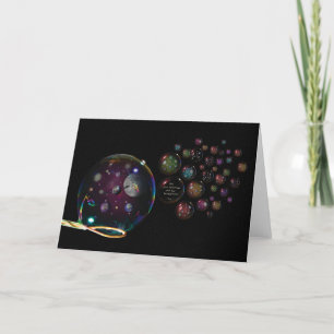 Cartes Pour Fêtes Annuelles Kaart met een boodschap Universum Bellen met Rumi