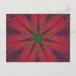 Cartes Pour Fêtes Annuelles Kaléidoscope psychédélique de Noël